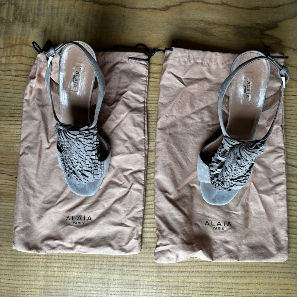 ALAIA Fringe Sandals